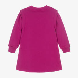 KENZO KIDS-فستان سويتشيرت بطبعة نمر لون زهري | Childrensalon Outlet