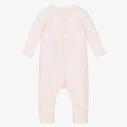 KENZO KIDS-Girls Pale Pink Organic Cotton Babygrow | Childrensalon Outlet