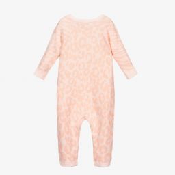 KENZO KIDS-Girls Pink Cotton Knit Romper | Childrensalon Outlet