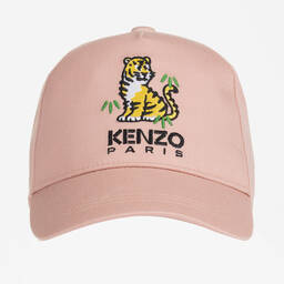 كينزو كيدز-كاب قطن تويل لون زهري للبنات | Childrensalon Outlet