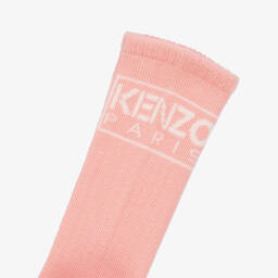 كينزو كيدز-جوارب مزيج قطن لون زهري للبنات | Childrensalon Outlet