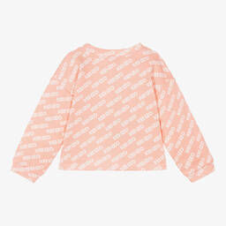 KENZO KIDS-Girls Pink Cotton Sweatshirt | Childrensalon Outlet