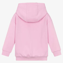 KENZO KIDS-Girls Pink Cotton Varsity Tiger Hoodie | Childrensalon Outlet