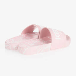 KENZO KIDS-Розовые шлепанцы для девочек | Childrensalon Outlet