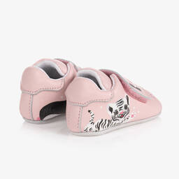 KENZO KIDS-Розовые пинетки для девочек | Childrensalon Outlet