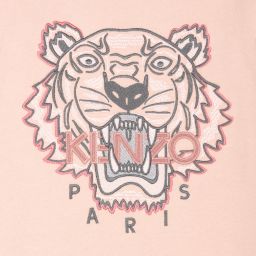 KENZO KIDS-Girls Pink Tiger Dress Set | Childrensalon Outlet