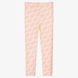 KENZO KIDS-Girls Pink & White Leggings | Childrensalon Outlet