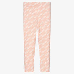KENZO KIDS-Girls Pink & White Leggings | Childrensalon Outlet
