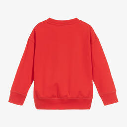 KENZO KIDS-Girls Red Tiger Sweatshirt | Childrensalon Outlet
