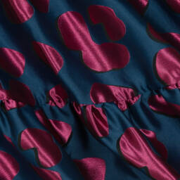 KENZO KIDS-Girls Satin Leopard Print Dress | Childrensalon Outlet