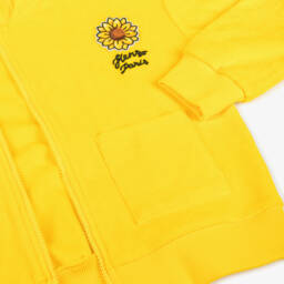 KENZO KIDS-Хлопковая махровая толстовка Sunny для девочек | Childrensalon Outlet