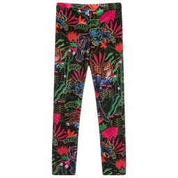 girls velvet leggings