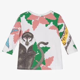 KENZO KIDS-Girls White Cotton Top | Childrensalon Outlet