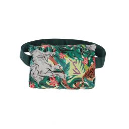 KENZO KIDS-Зеленый компактный кейп с тиграми | Childrensalon Outlet