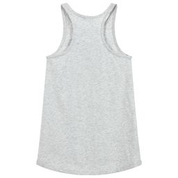 KENZO KIDS-Grey TIGER Cotton Jersey Dress | Childrensalon Outlet