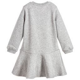 KENZO KIDS-Grey Tiger Sweatshirt Dress | Childrensalon Outlet