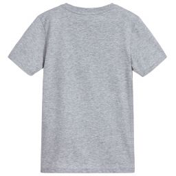 كينزو كيدز-تي شيرت النمر قطن لون رمادي للأولاد | Childrensalon Outlet