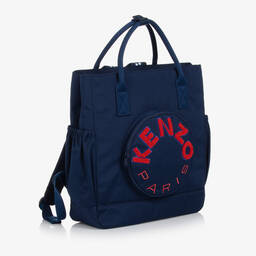 KENZO KIDS-Navy Blue Changing Bag (42cm) | Childrensalon Outlet
