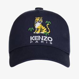 كينزو كيدز-كاب قطن تويل لون كحلي | Childrensalon Outlet