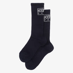 KENZO KIDS-Синие хлопковые носки | Childrensalon Outlet