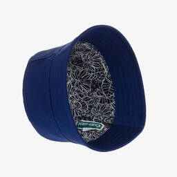 KENZO KIDS-Navy Blue Logo Bucket Hat | Childrensalon Outlet