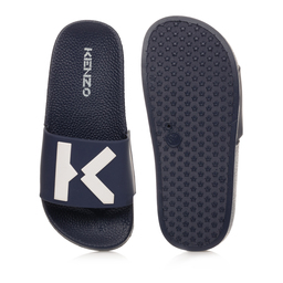 كينزو كيدز-شبشب سلايدرز بي في سي لون كحلي | Childrensalon Outlet