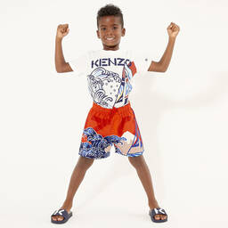 كينزو كيدز-شبشب سلايدرز بي في سي لون كحلي | Childrensalon Outlet