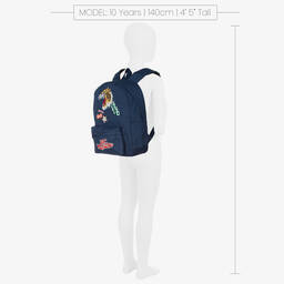 KENZO KIDS-Navy Blue Varsity Tiger Backpack (37cm) | Childrensalon Outlet
