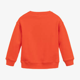 كينزو كيدز-سويتشيرت قطن لون برتقالي | Childrensalon Outlet