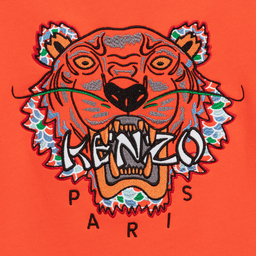 كينزو كيدز-سويتشيرت قطن لون برتقالي | Childrensalon Outlet