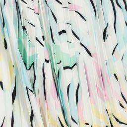 KENZO KIDS-Pink & Blue Pleated Culottes  | Childrensalon Outlet