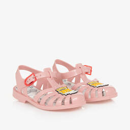 KENZO KIDS-Pink Cartoon Tiger Jelly Shoes | Childrensalon Outlet