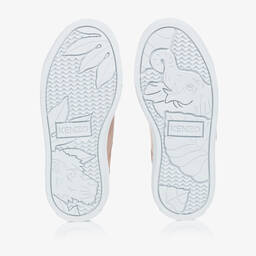 KENZO KIDS-Pink KOTORA Leather Trainers | Childrensalon Outlet