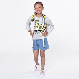 KENZO KIDS-Pink KOTORA Leather Trainers | Childrensalon Outlet