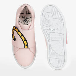 KENZO KIDS-Pink KOTORA Leather Trainers | Childrensalon Outlet