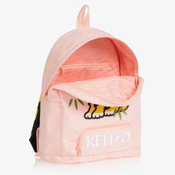 KENZO KIDS-Pink KOTORA Tiger Backpack (37cm) | Childrensalon Outlet