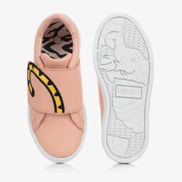 KENZO KIDS-Pink KOTORA Tiger Leather Trainers | Childrensalon Outlet