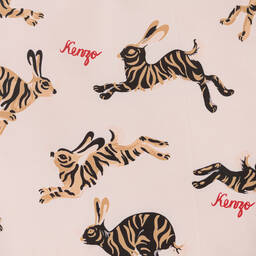 KENZO KIDS-جاكيت واقي من الرياح بوجهين لون أحمر وعاجي | Childrensalon Outlet