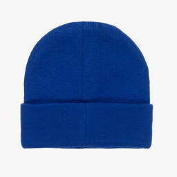 KENZO KIDS-Royal Blue Knitted Beanie Hat | Childrensalon Outlet
