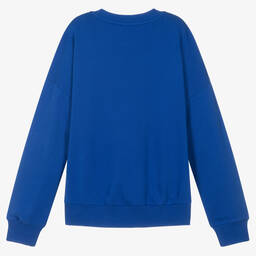 KENZO KIDS-Teen Blue Tiger Sweatshirt | Childrensalon Outlet