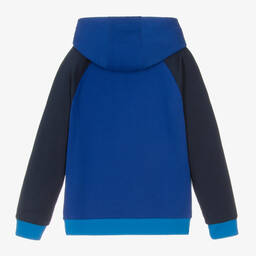 KENZO KIDS-توب هودي تينز ولادي قطن بألوان بلوك | Childrensalon Outlet