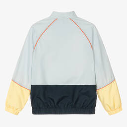 KENZO KIDS-Голубая куртка с цветовыми блоками | Childrensalon Outlet
