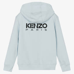 KENZO KIDS-Голубая худи на молнии | Childrensalon Outlet