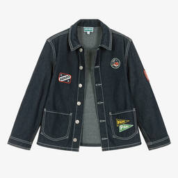 KENZO KIDS-Синяя джинсовая куртка для мальчиков-подростков | Childrensalon Outlet