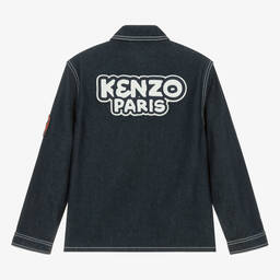 KENZO KIDS-Синяя джинсовая куртка для мальчиков-подростков | Childrensalon Outlet