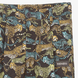 KENZO KIDS-Teen Boys Grey Cotton Trousers | Childrensalon Outlet