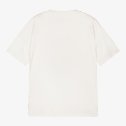 KENZO KIDS-Teen Boys Ivory Tiger T-Shirt | Childrensalon Outlet