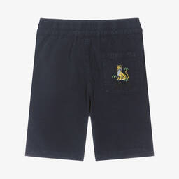 KENZO KIDS-Teen Boys Navy Blue KOTORA Shorts | Childrensalon Outlet
