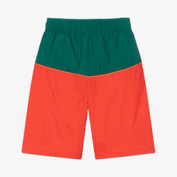 كينزو كيدز-شورت تينز ولادي لون أخضر وأحمر | Childrensalon Outlet