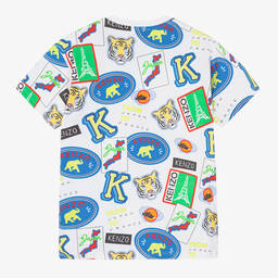 KENZO KIDS-Белая футболка для подростков | Childrensalon Outlet